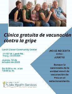 Clínica GRATUITA de Vacunación Contra la Gripe - Oct 16