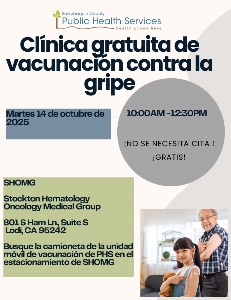 Clínica GRATUITA de Vacunación Contra la Gripe Oct 14