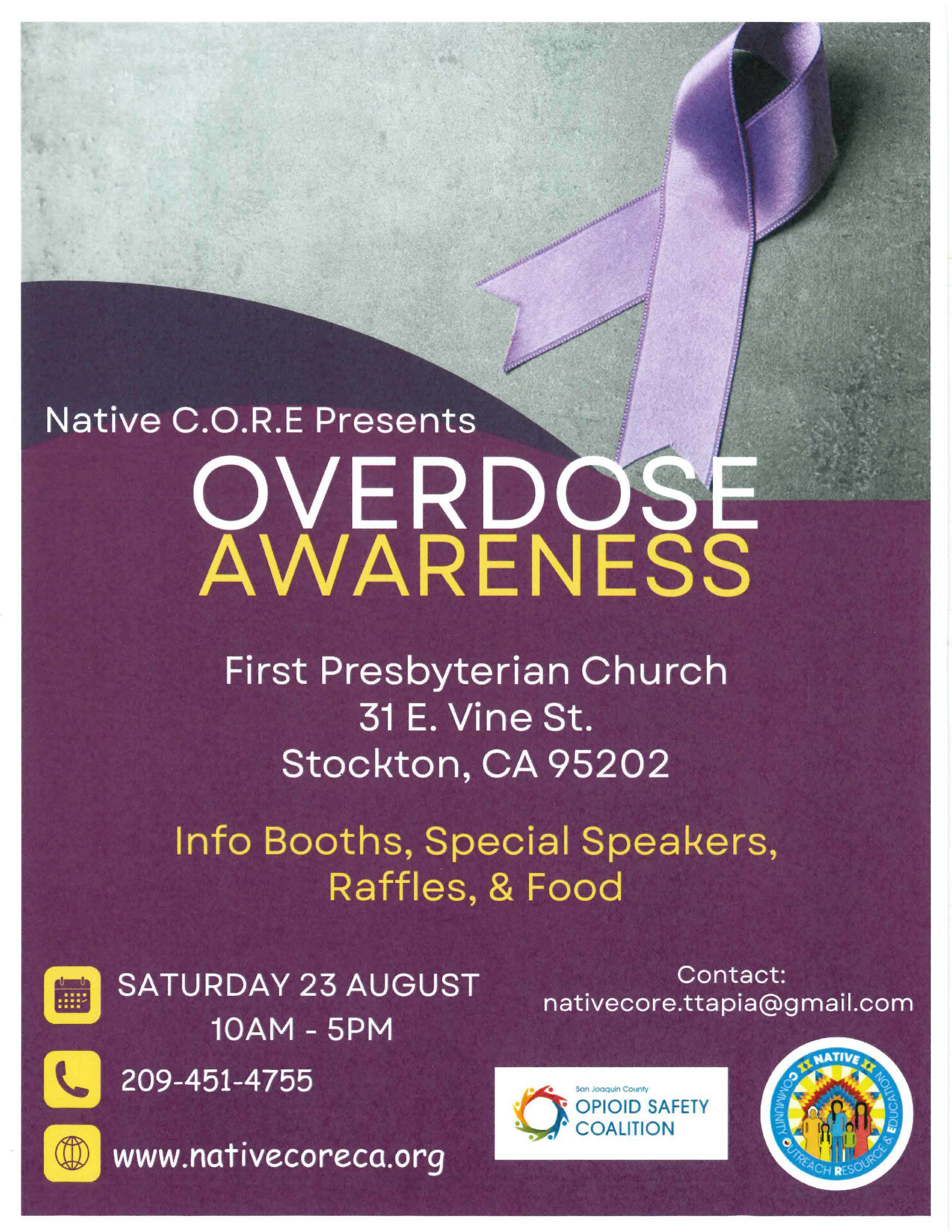 Overdose Awareness Aug 23, 2025