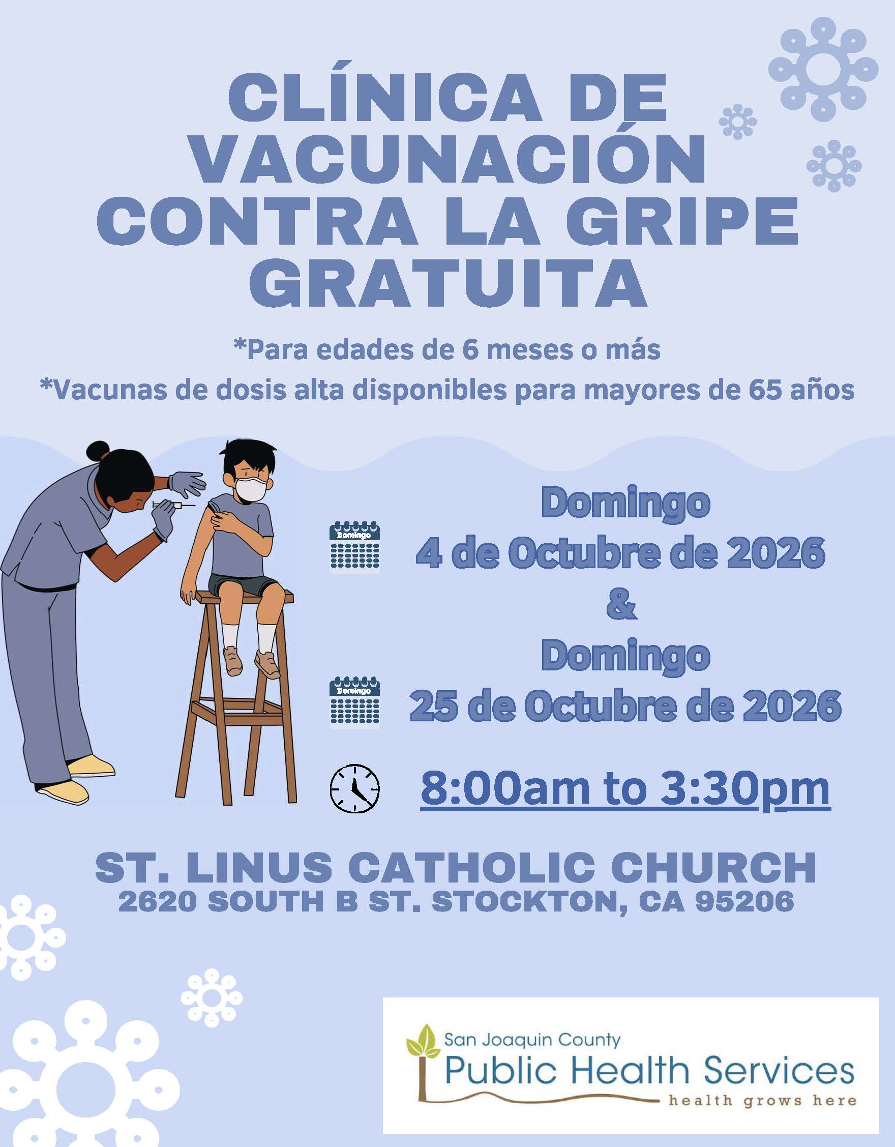Vacunación Gratuita contra la gripe