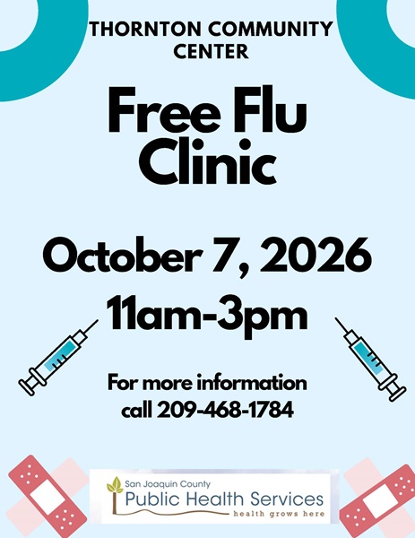 FREE Flu Clinic, October 7 Thornton 2026 Flu Clinic